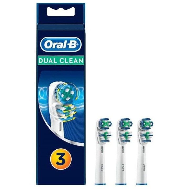 Oral-B Brossette de Rechange Dual Clean 3 unités