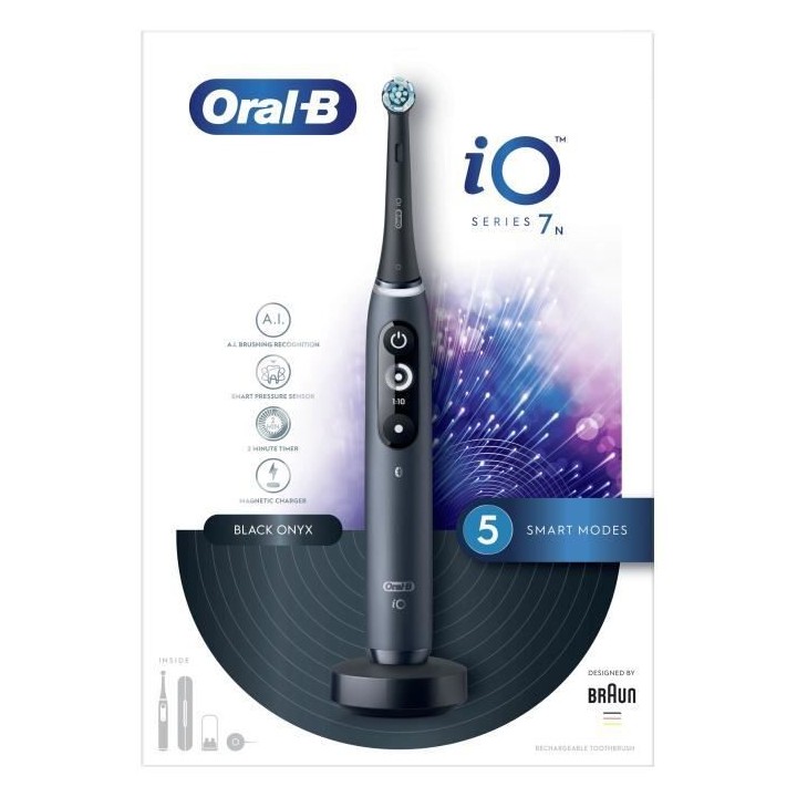 Brosse a Dents Électrique Rechargeable Oral-B iO Series 7n - 1 Manche