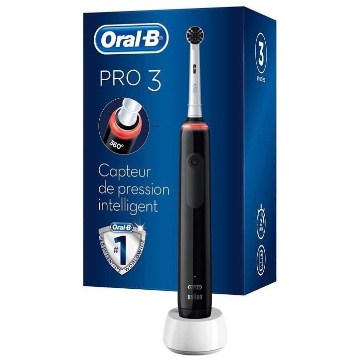 Brosse a Dents Électrique Rechargeable Oral-B PRO 3 3000 - Avec 1 Man