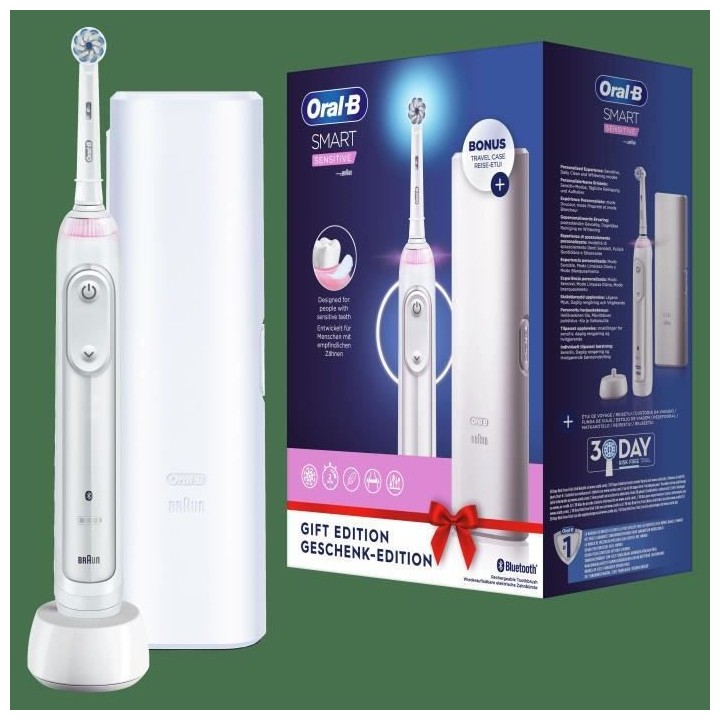 Brosse a dents électrique ORAL-B Smart Sensitive Rechargeable 1 Manch