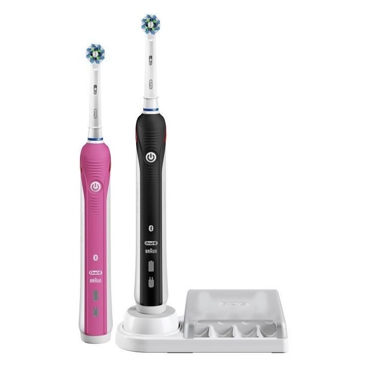 Oral-B Smart 4 Duopack Brosse a Dents Électrique Rechargeable avec 2