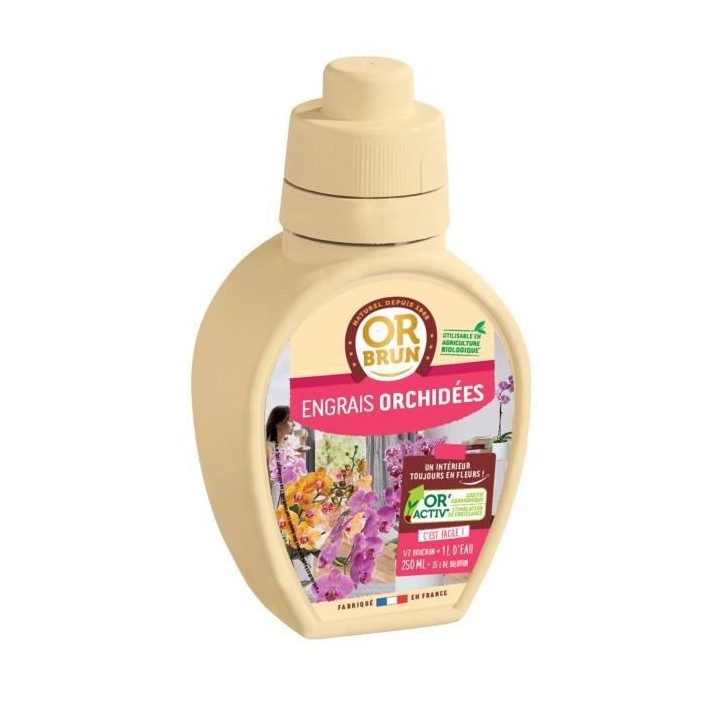 OR BRUN Engrais orchidées 250 ml