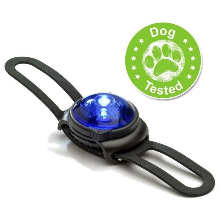 ORBILOC Lumiere de sécurité - Bleu - Pour chien