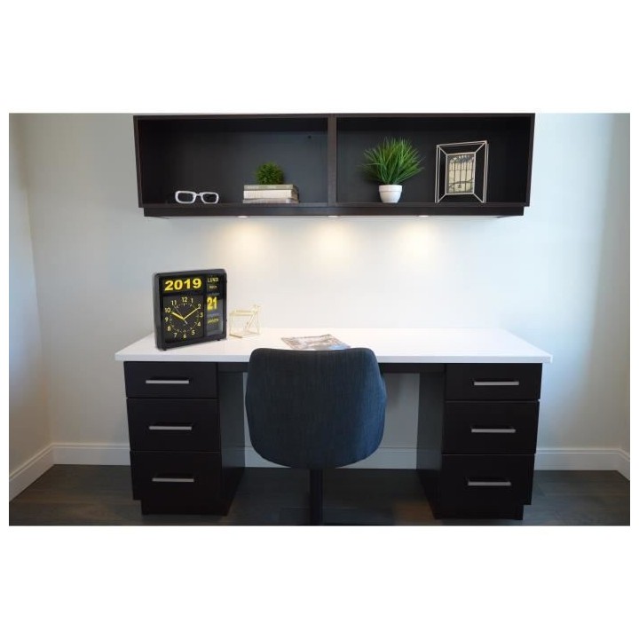 ORIUM Horloge a date a volets Visual - Caracteres grand format - Grand