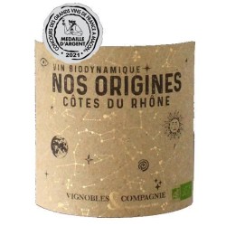 Nos Origines 2020 Côtes du Rhône - Vin Rouge de la Vallée du Rhône - Bio