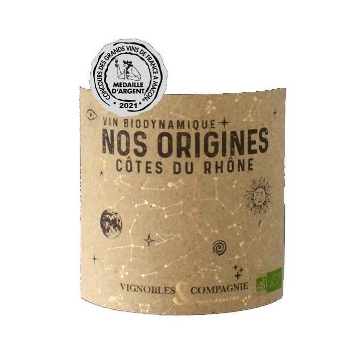 Nos Origines 2020 Côtes du Rhône - Vin Rouge de la Vallée du Rhône