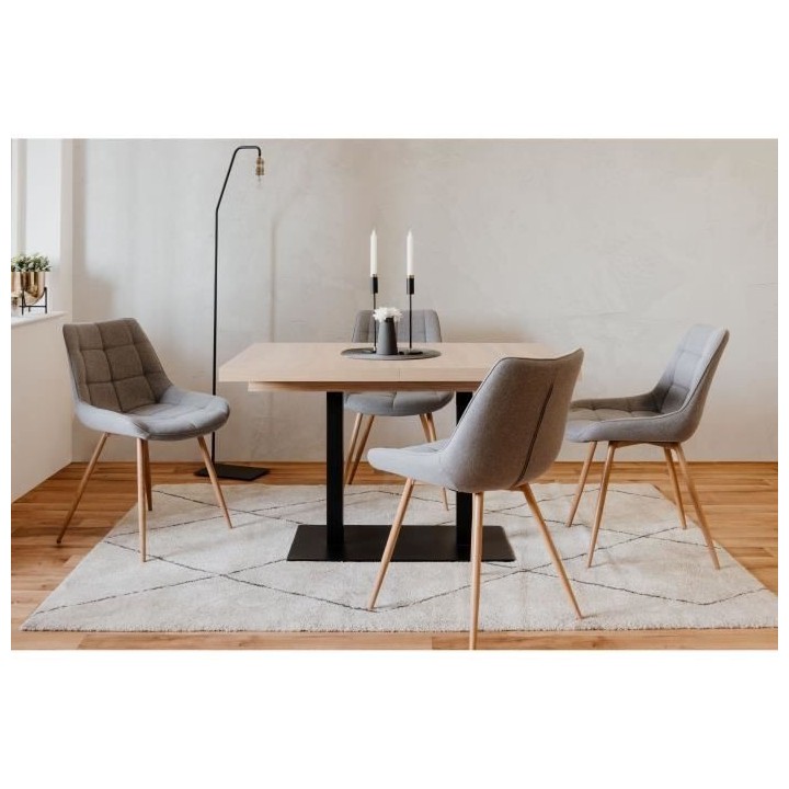 Table a manger extensible ORLANDO - Rectangulaire - style industriel -