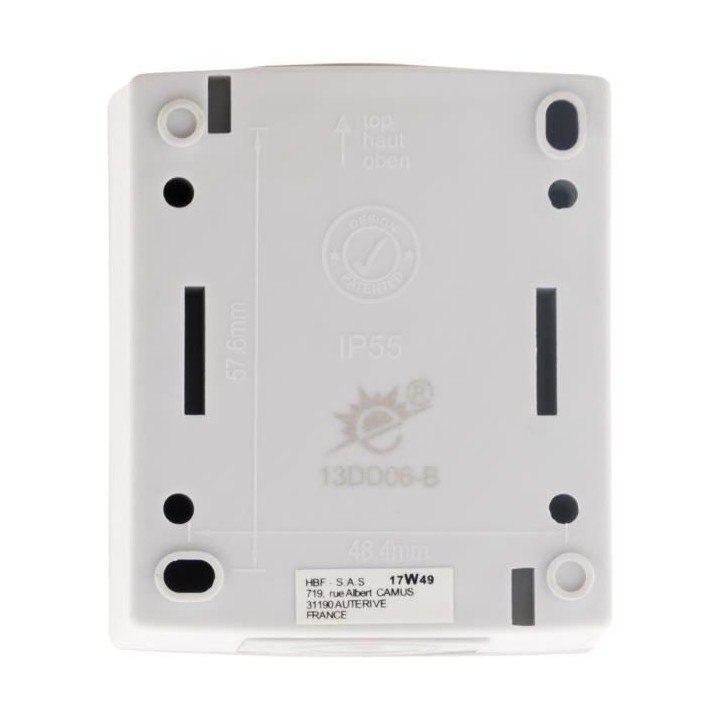 OROK Bouton poussoir a voyant étanche - IP55