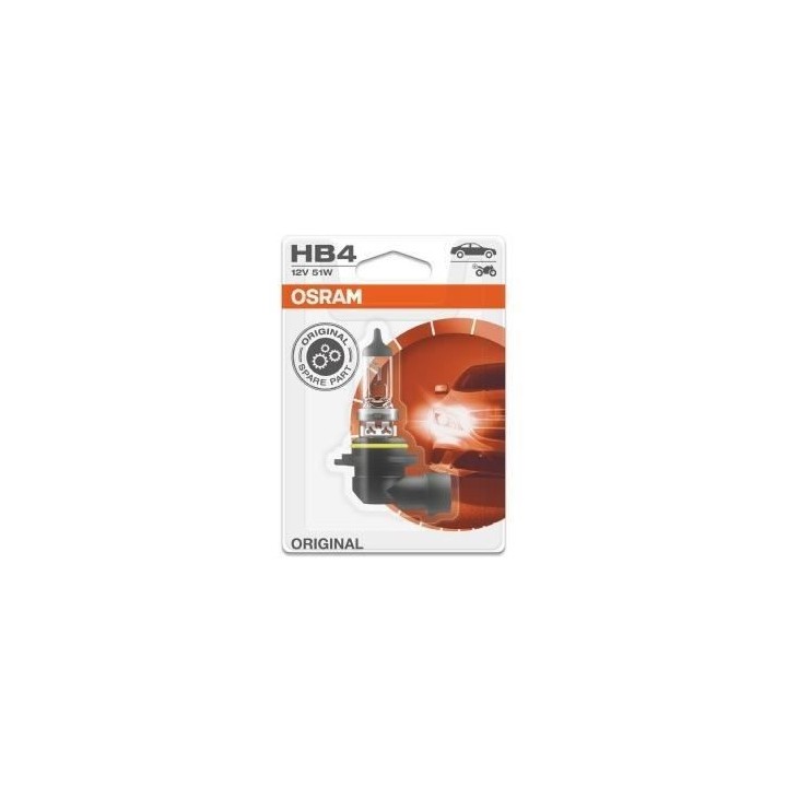 OSRAM Lampe de phare halogene Original Hb4