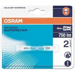 Ampoule Bli 1 Halo OSRAM SPSTAR Cray Court - R7s - 48W  60 - Blanc chaud