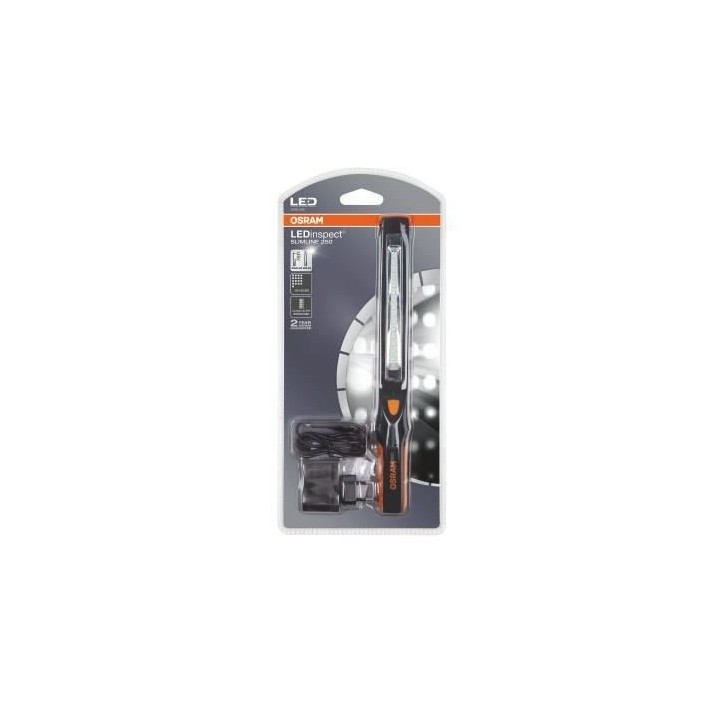 OSRAM Lampe d'inspection Slimline 250 - Noir et orange