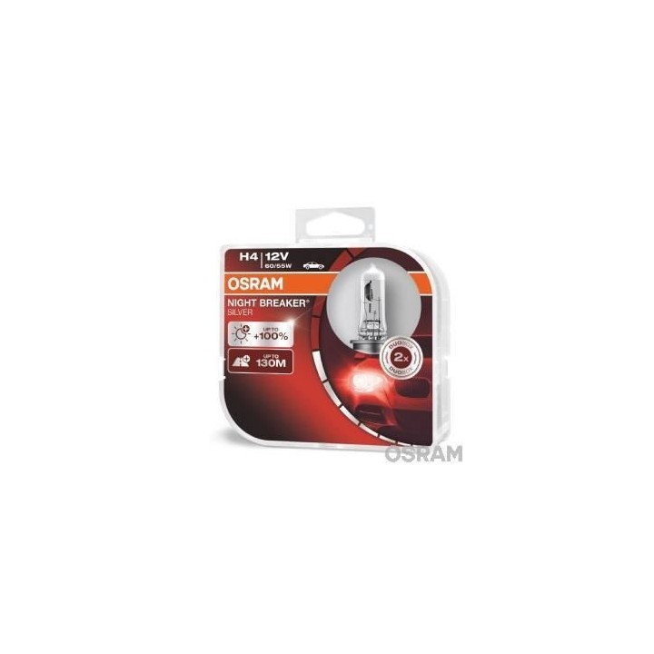 OSRAM Lampe de phare NIGHT BREAKER SILVER H4