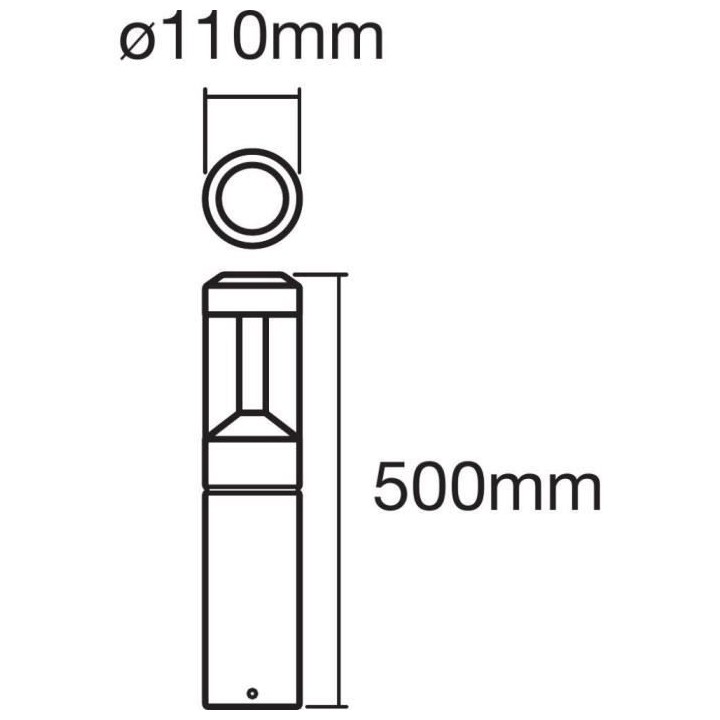 LEDVANCE Ampoule Smart+ Bluetooth MODERN LANTERN 50CM RGBW Borne exté
