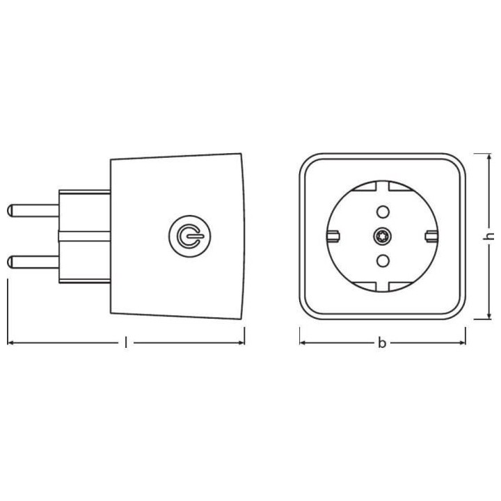 LEDVANCE Ampoule SMART+ ZigBee PLUG Prise connectée