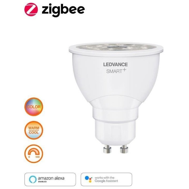 LEDVANCE Ampoule SMART+ ZigBee SPOT 50W GU10 COULEUR CHANGEANTE
