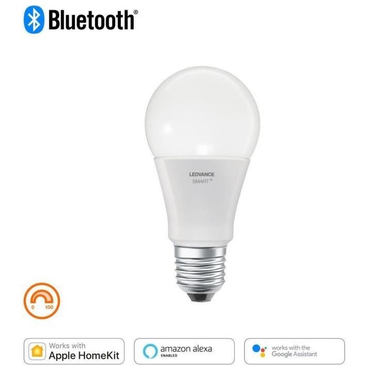 LEDVANCE Ampoule Smart+ Bluetooth STANDARD DEPOLIE 60W E27 PUISSANCE V