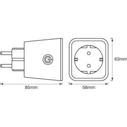 LEDVANCE Smart+ Bluetooth PLUG Prise connectée