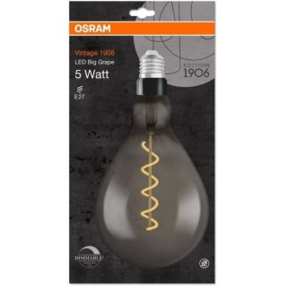 OSRAM Edition 1906 Ampoule LED Standard 160mm cl fil var SMOKE 5W 12 E