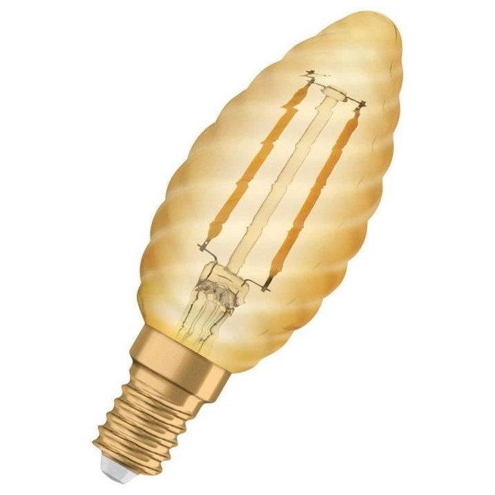 OSRAM Edition 1906 Flamme torsadée LED clair filament OR 1,5W 12 E14