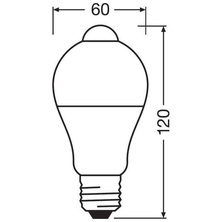 OSRAM Ampoule STAR+ LED Standard Motion sensor 9W 60 E27