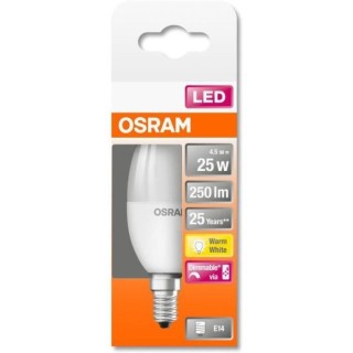 OSRAM Ampoule LED STAR+ Flamme RGBW dépradiateur var 4,5W 25 E14 ch