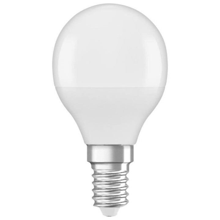 OSRAM Ampoule LED Sphérique dépolie avec radiateur 5,5W 40 E14 froid