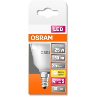 OSRAM Ampoule LED STAR+ Sphérique RGBW dép radiateur var 4,5W 25 E14