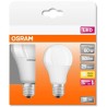 OSRAM BTE2 Ampoule LED STAR+ Std RGBW dép radiateur var 9W 60 E27 ch