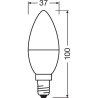 OSRAM Ampoule LED Flamme dépolie avec radiateur 5,5W 40 E14 froid