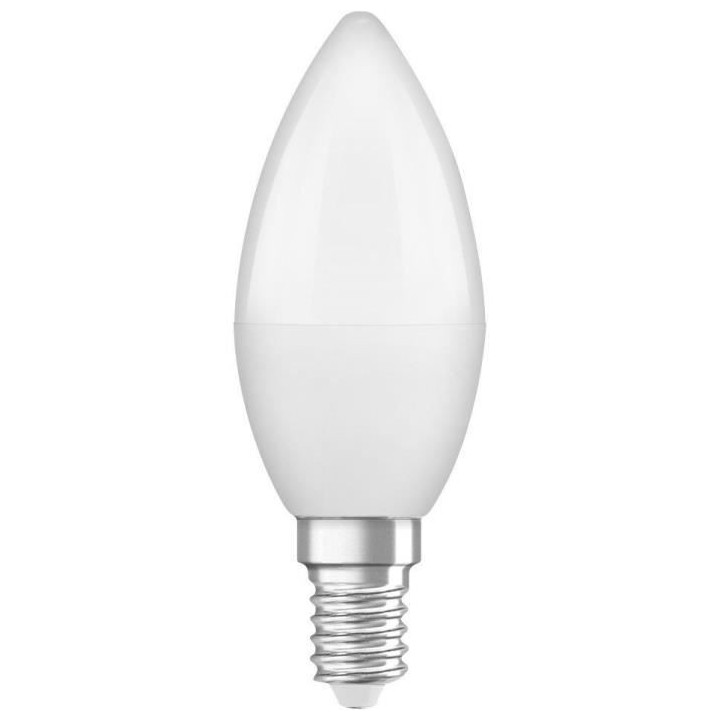 OSRAM Ampoule LED Flamme dépolie avec radiateur 5,5W 40 E14 froid