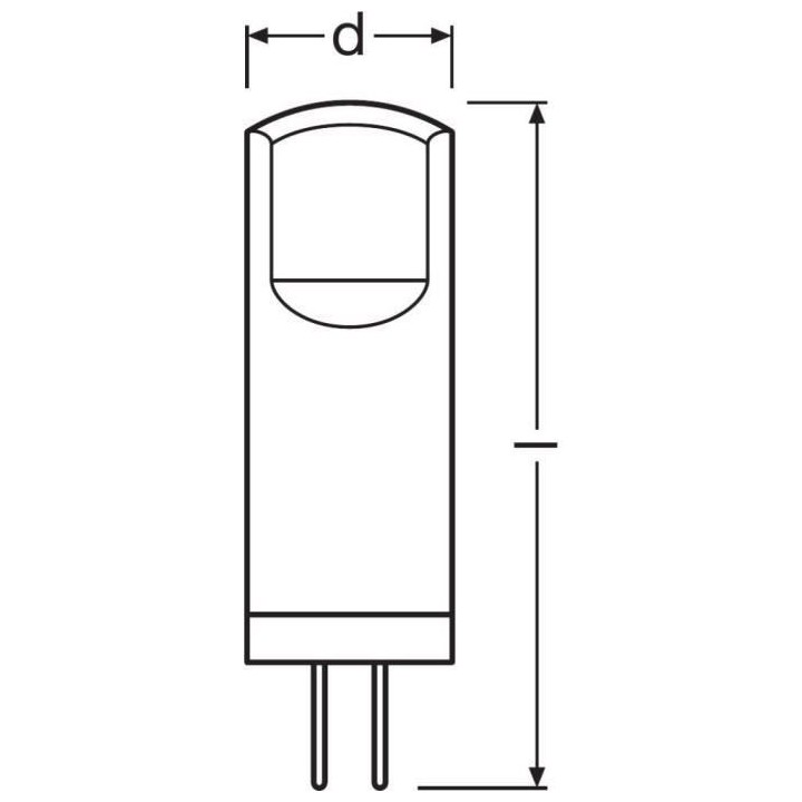 OSRAM Ampoule LED Capsule claire 1,8W 20 G4 chaud