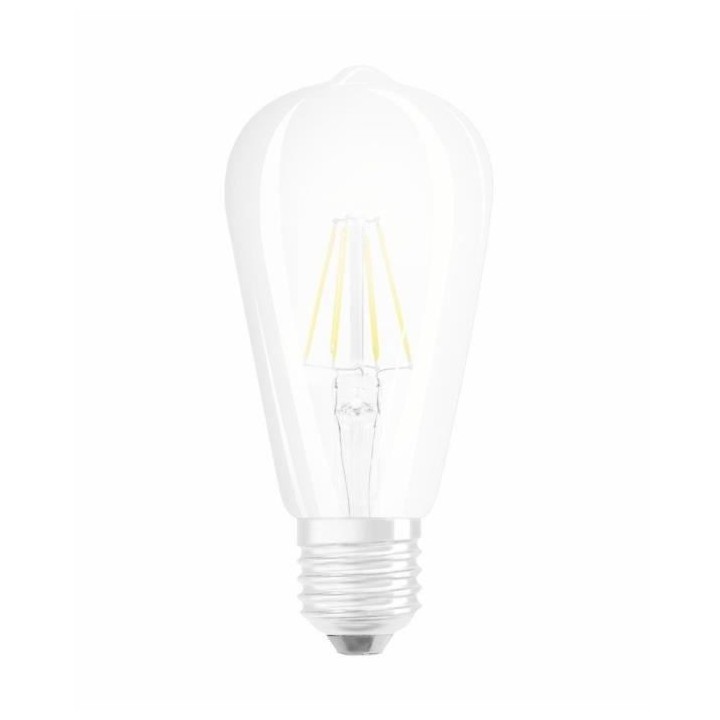 OSRAM Ampoule LED Edison clair filament 7W 60 E27 chaud