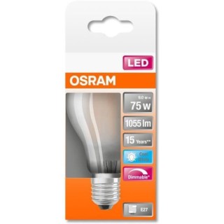 OSRAM Ampoule LED Standard verre dépoli variable 9W 75 E27 froid