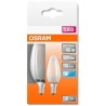 OSRAM BTE2 Ampoule LED Flamme verre dépoli 4W 40 E14 froid