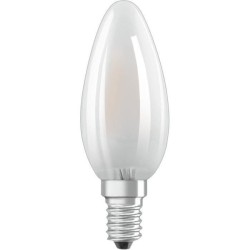 OSRAM BTE2 Ampoule LED Flamme verre dépoli 4W 40 E14 froid