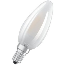 OSRAM BTE2 Ampoule LED Flamme verre dépoli 4W 40 E14 froid