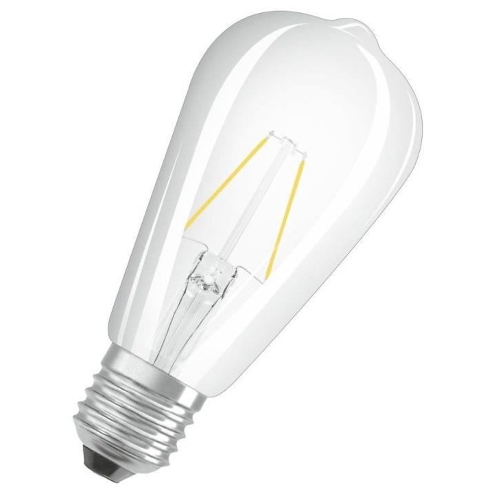 OSRAM Ampoule LED Edison clair filament 2,5W 25 E27 chaud