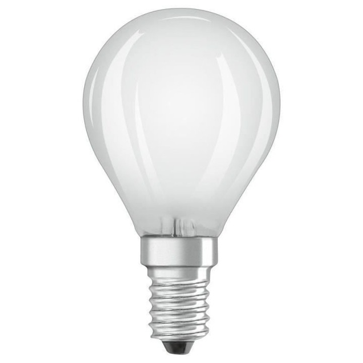 OSRAM Ampoule LED Sphérique verre dépoli 4W 40 E14 froid