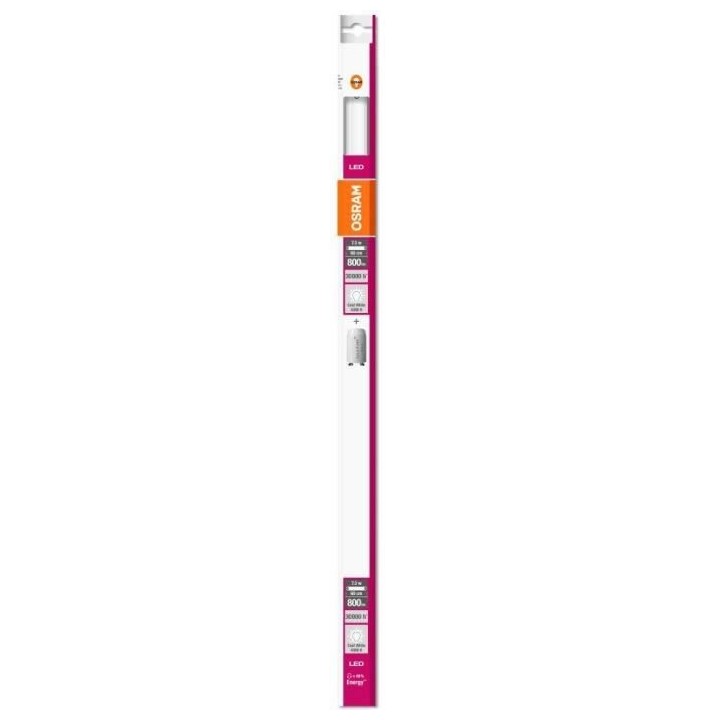 OSRAM TUBE LED SubstiTUBE Star Verre T8 60cm 7,3W 18 froid