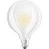 Ampoule Globe LED OSRAM Diametre 95 mm - 12W  100 - E27 - Verre dépoli - Blanc Chaud