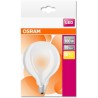 Ampoule Globe LED OSRAM Diametre 95 mm - 12W  100 - E27 - Verre dépoli - Blanc Chaud