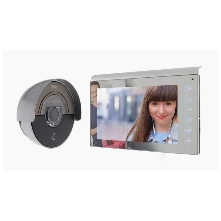 OTIO Visiophone 2 fils écran couleur 7 pouces LCD effet miroir avec m