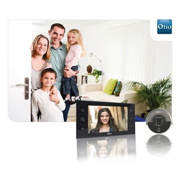 OTIO Portier vidéo VisiHome avec mémoire interne - 2 fils