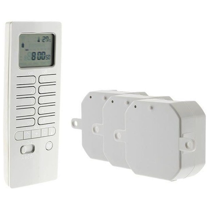 OTIO Pack chauffage connecté avec télécommande thermostat et module