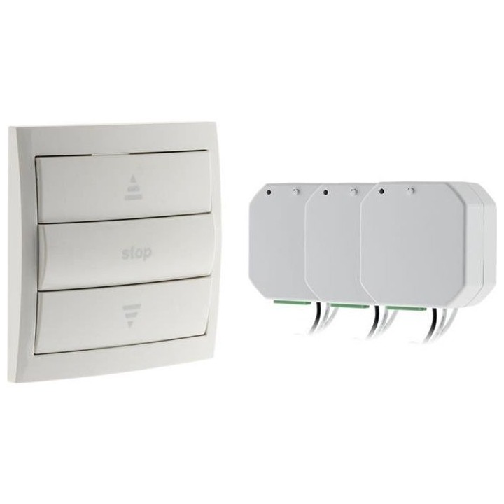 OTIO Pack volets roulants télécommandés (1 télécommande + 3 modul