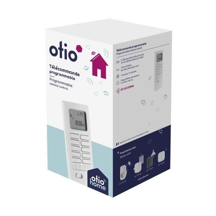 OTIO Télécommande programmable 16 canaux avec fonction thermostat