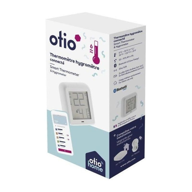 OTIO Thermometre hygrometre connecté -