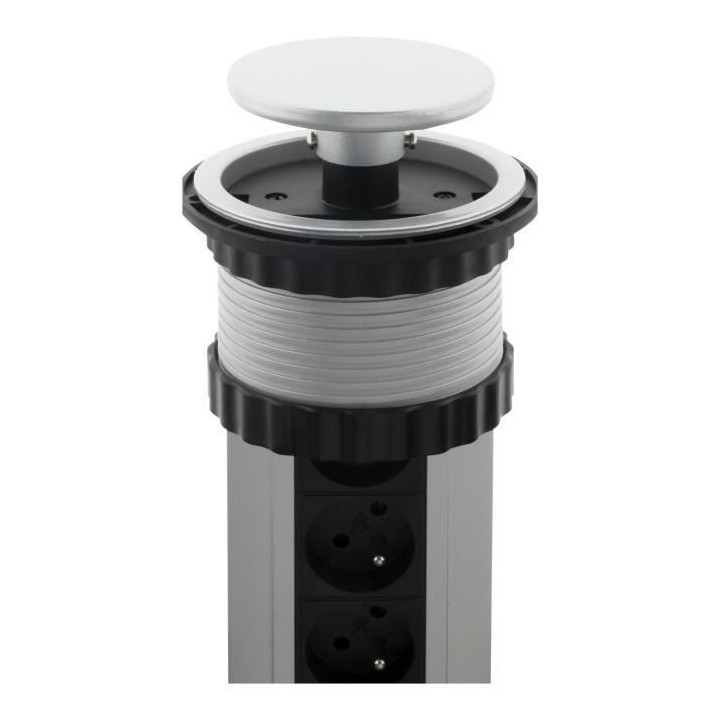 OTIO Bloc multiprise escamotable 4 prises 16A