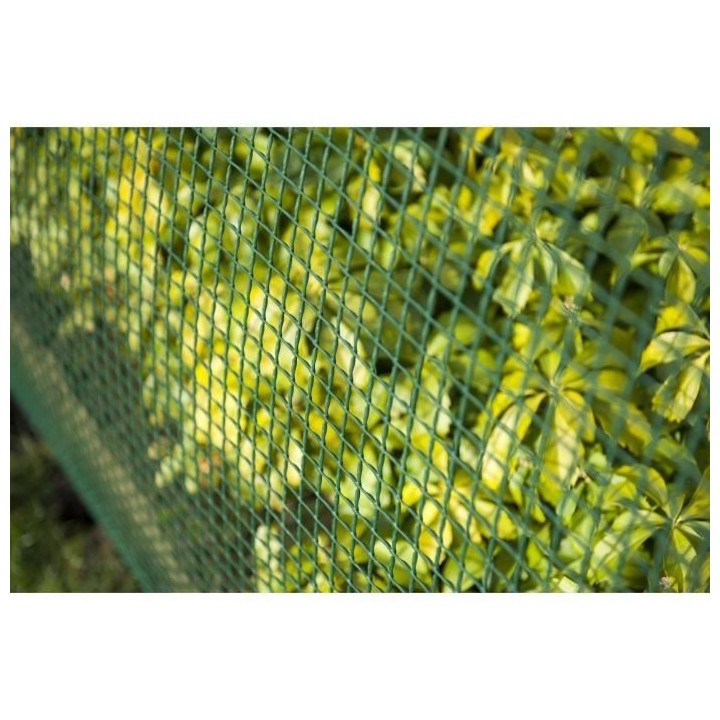 Nature Brise-vue en maille carré 5x5 mm 1x3 m Vert