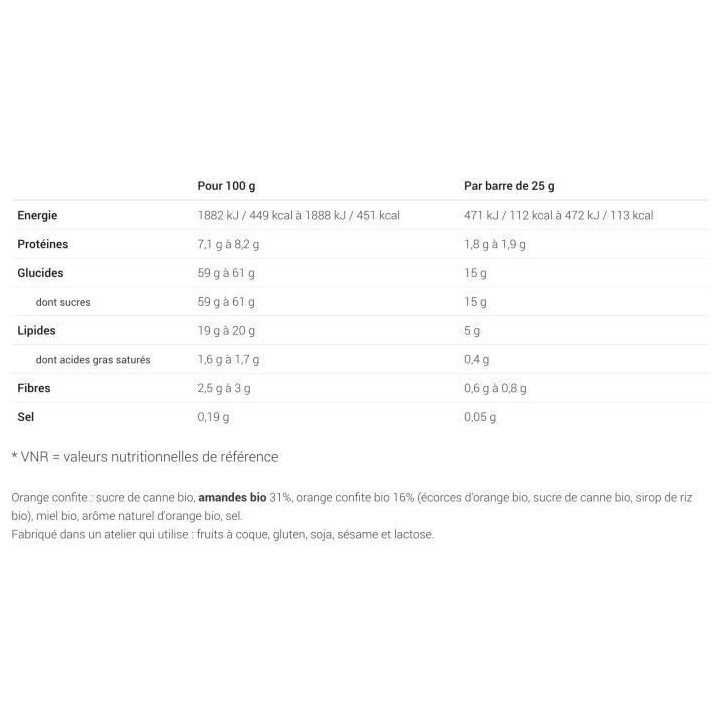 OVERSTIMS - Amélix Bio (4 barres)